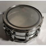 Tromsa 14 inch snare drum with chrome finish