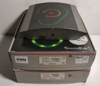 2x SoundEar by SoundEar A/S noise warning signs - 40dB to 115dB
