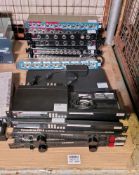 Various audio components - to inc. distribution systems - full details in the description