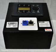 Yamaha ICP1 intelligent control panel with speakon and ethernet connectors - W 230 x D 130 x H 230mm