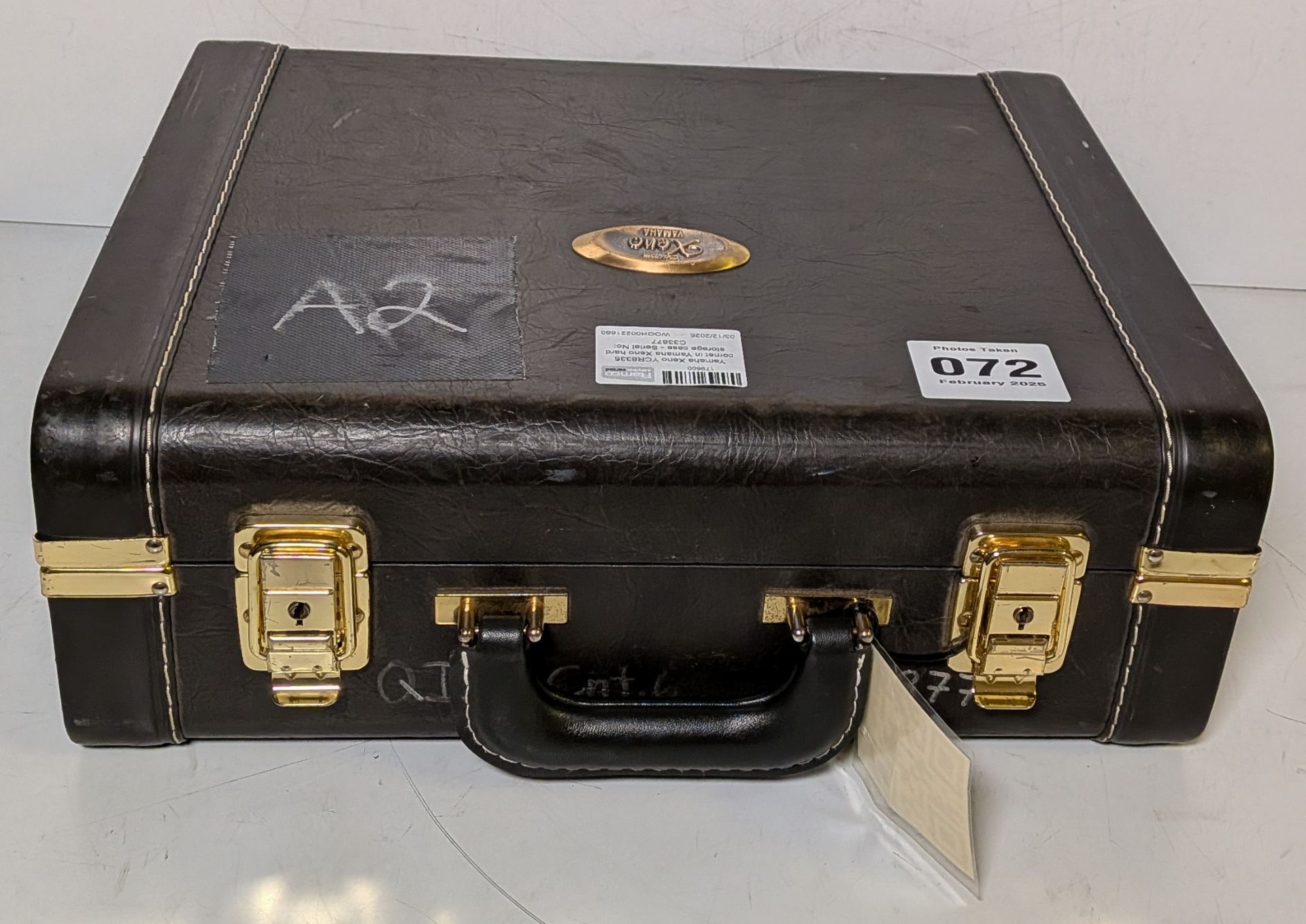 Yamaha Xeno YCR8335 cornet in Yamaha Xeno hard storage case - Serial No: C33877 - Image 10 of 11
