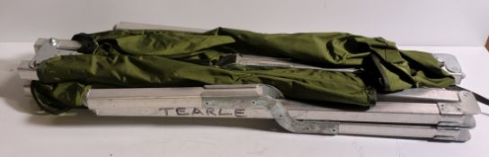 34x British Forces folding cots - may have defects, in need of repair, missing parts or be as spares