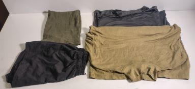 Various types of ex-military clothing - 166kg - may require repair or be as spares