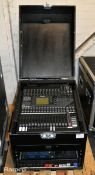 Yamaha 01V96i digital mixing console with Anytronics LTD dual pro-dim 5 dual channel dimmer pack