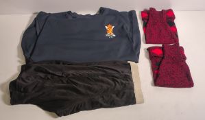 Various types of ex-military clothing - 167kg - may require repair or be as spares