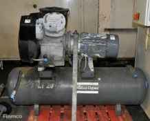 Atlas Copco LT20 oil-lubricated two-stage piston compressor - W 650 x D 1700 x H 1200mm