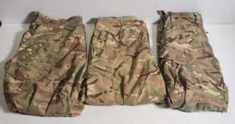 Various types of ex-military camo clothing - may include accessories - 172kg