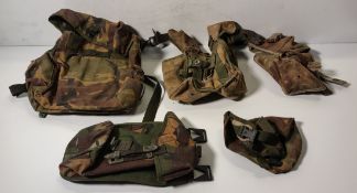 Various types of ex-military DPM accessories - 149kg – may require repair / be incomplete