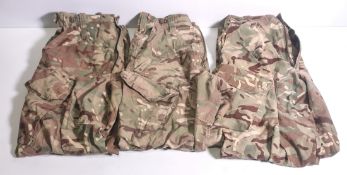 Various types of ex-military camo clothing - may include accessories - 178kg
