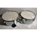 Pearl 13 inch and 14 inch timbales set - NO STAND