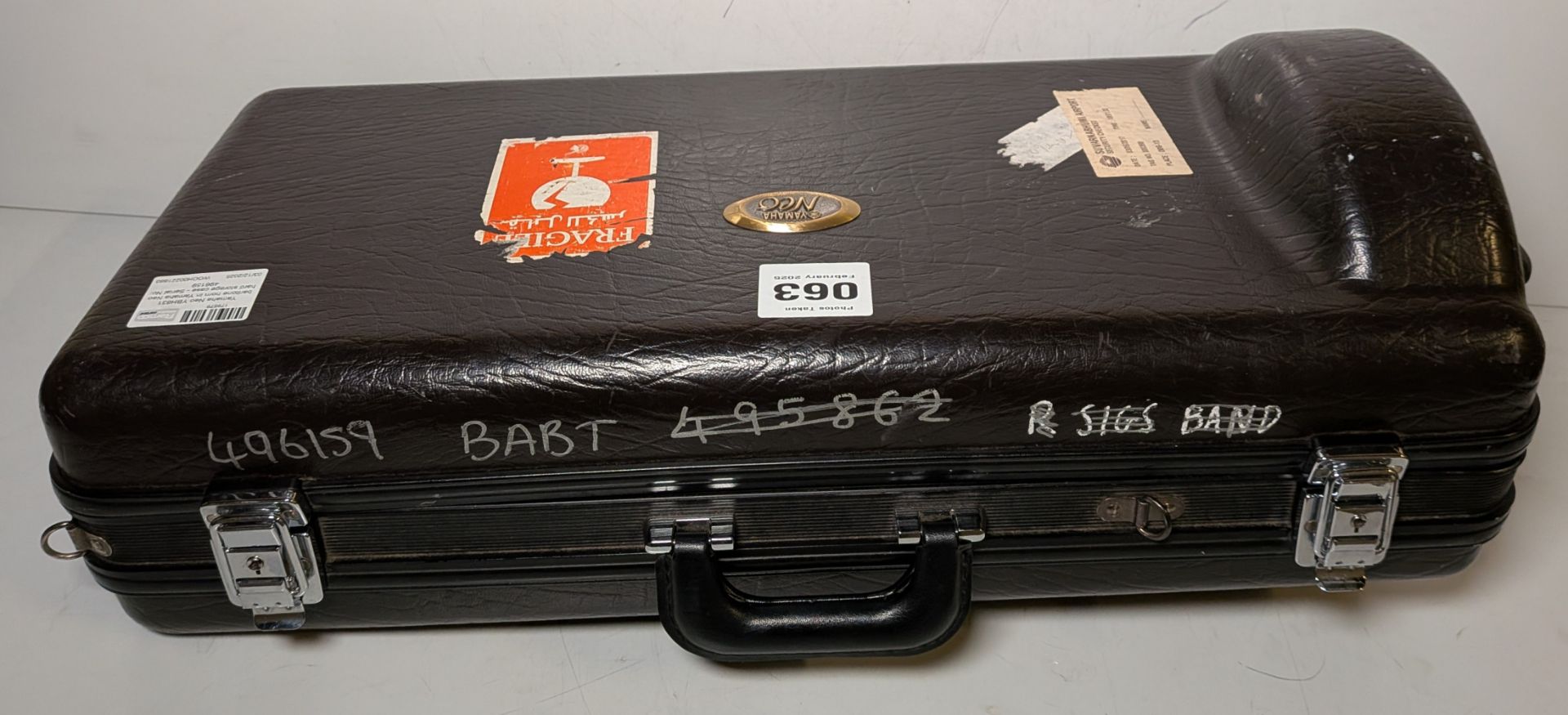 Yamaha Neo YBH831 baritone horn in Yamaha Neo hard storage case - Serial No: 496159 - Image 9 of 10