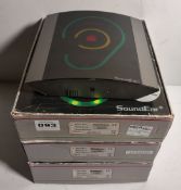 3x SoundEar by SoundEar A/S noise warning signs - 40dB to 115dB