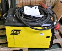 ESAB C3000i Mig welder - complete with torch - digital display - SPARES OR REPAIRS
