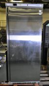 Polar CD085 stainless steel upright freezer - 220/240V - 50Hz - L 780 x W 700 x H 1890mm