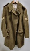 2x Mans mounted regiment overcoats - 1x size 4, 1x unknown size