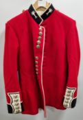 British Forces Tunic - Red - see pictures for size - with defects, in need of repair