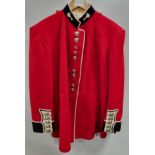 British Forces Tunic - Red - see pictures for size - with defects, in need of repair