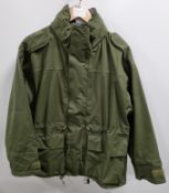 British Army Cosalt Mk3 Air crew cold weather jacket, 2x Wet weather jackets MVP RM