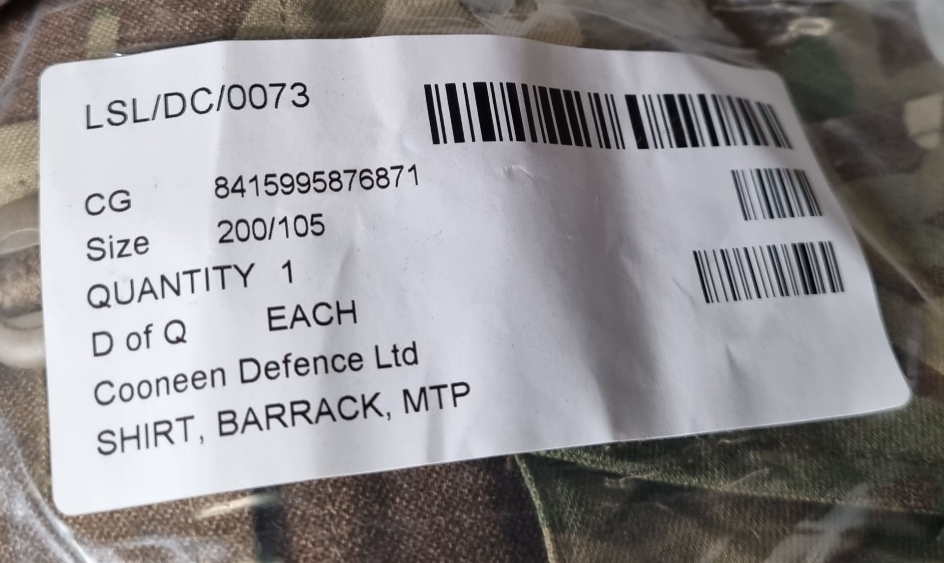 20x British Army MTP shirts barrack - mixed sizes - may include maternity - Image 11 of 14