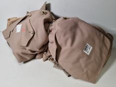 5x British Army No. 6 dress jackets - Stone - mixed sizes