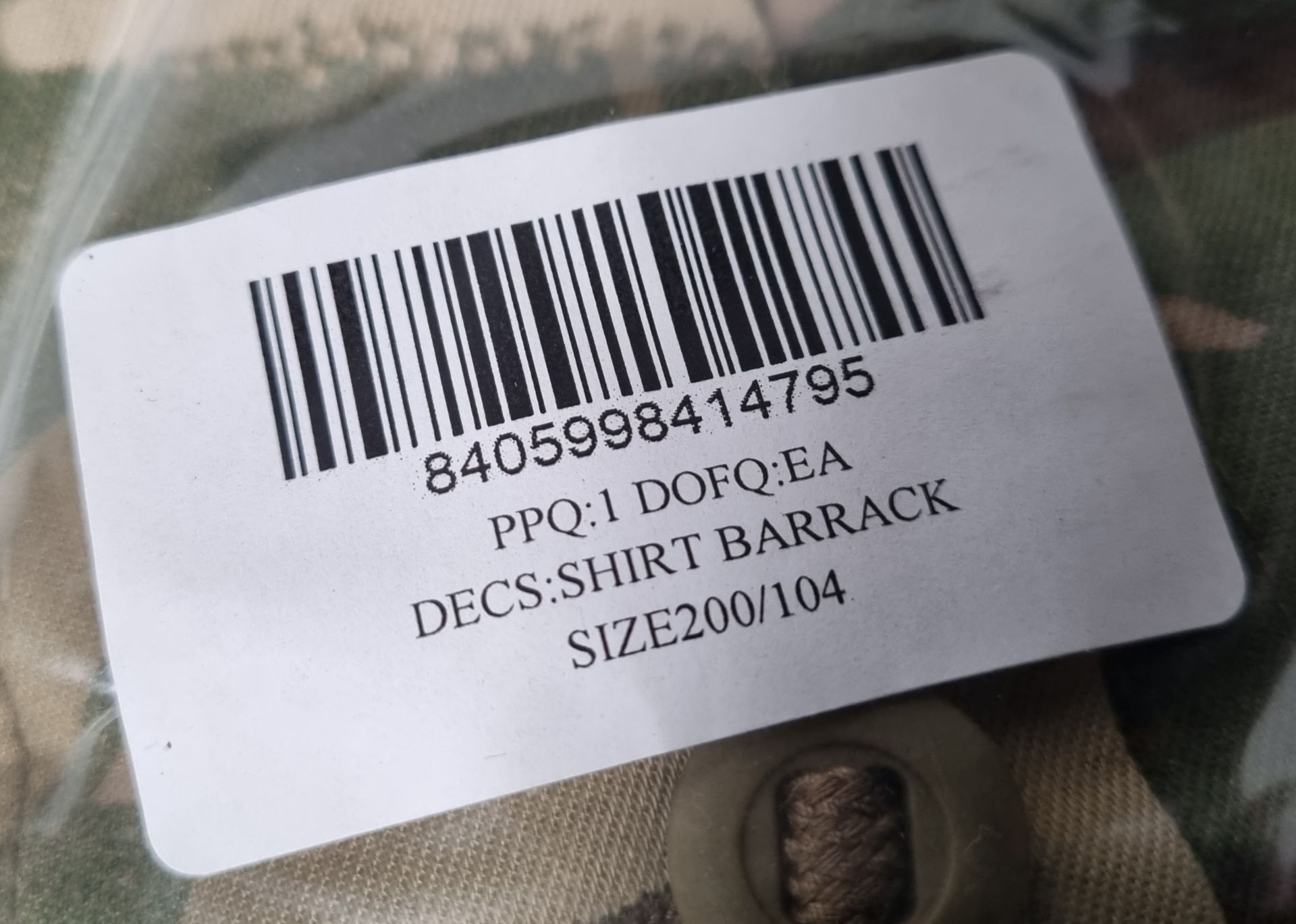 20x British Army MTP shirts barrack - mixed sizes - may include maternity - Image 11 of 16