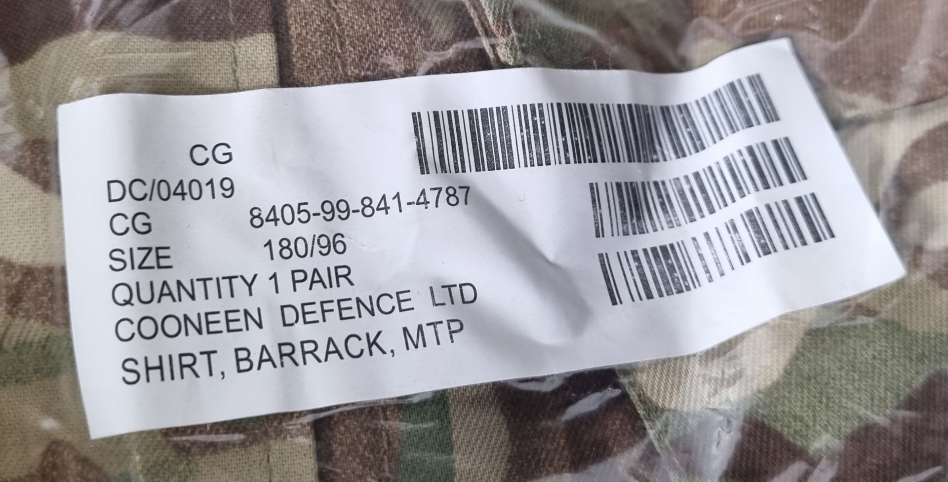 40x British Army MTP shirts barrack - mixed sizes - may include maternity - Image 5 of 27