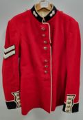 British Forces Tunic - Red - see pictures for size - with defects, in need of repair