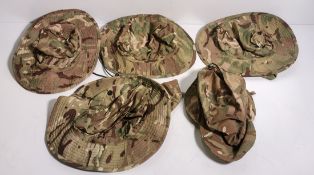 119x British Army MTP mixed hats - cold weather, tropical and combat - mixed sizes
