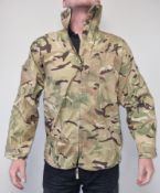 50x British Army MTP waterproof lightweight jackets - mixed sizes - without hoods