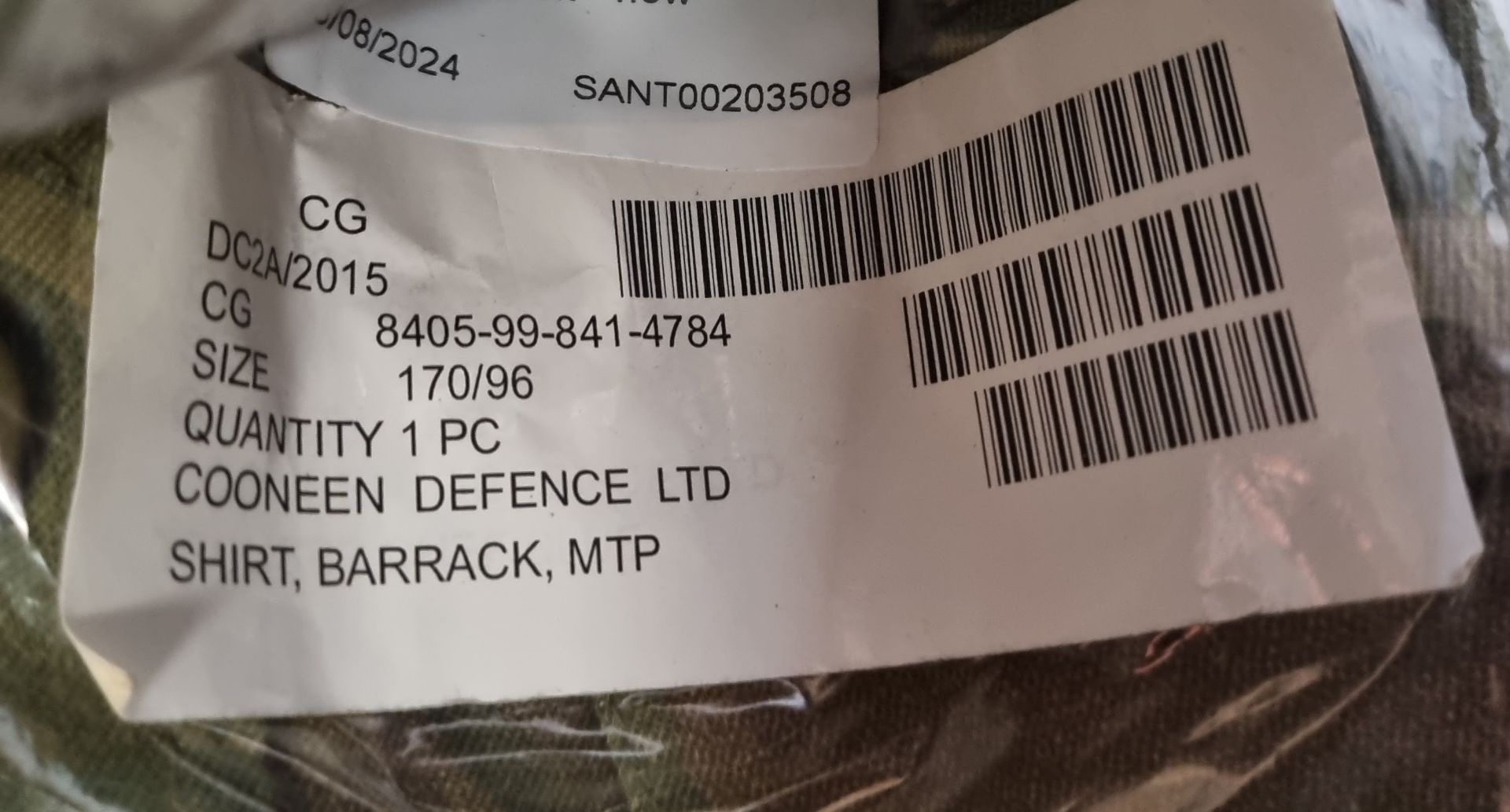 20x British Army MTP shirts barrack - mixed sizes - may include maternity - Image 7 of 16