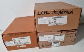 3x pairs of steel top cap shoes - see description for details