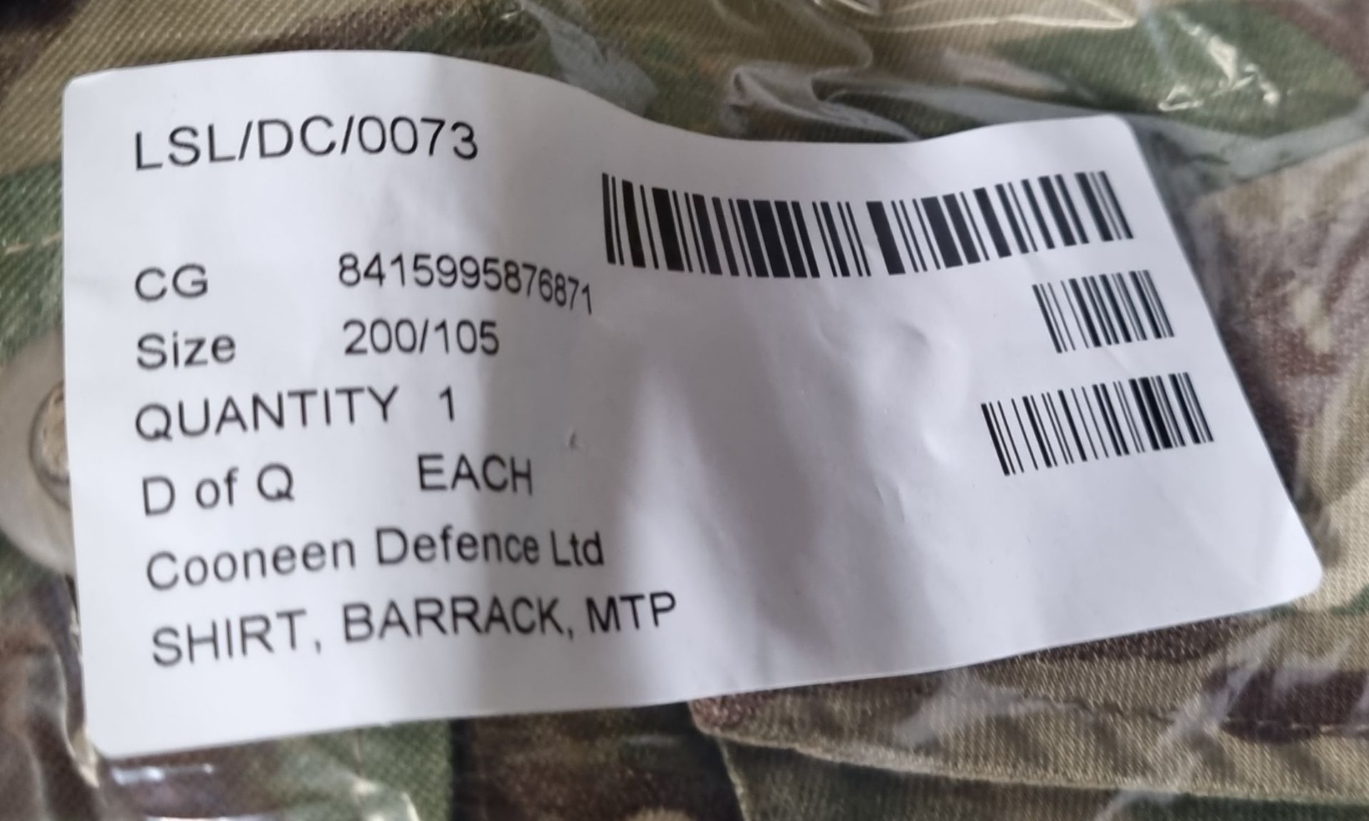 20x British Army MTP shirts barrack - mixed sizes - may include maternity - Image 12 of 14