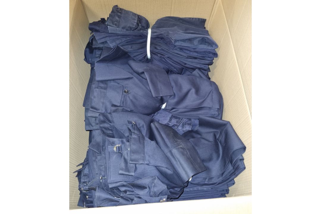 90x British forces cotton working dress trousers - mixed sizesThese items are used surplus - Image 1 of 7