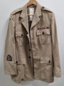 15x British Army No. 6 dress jackets - Stone - mixed sizes