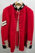 British Forces Tunic - Red - see pictures for size - with defects, in need of repair