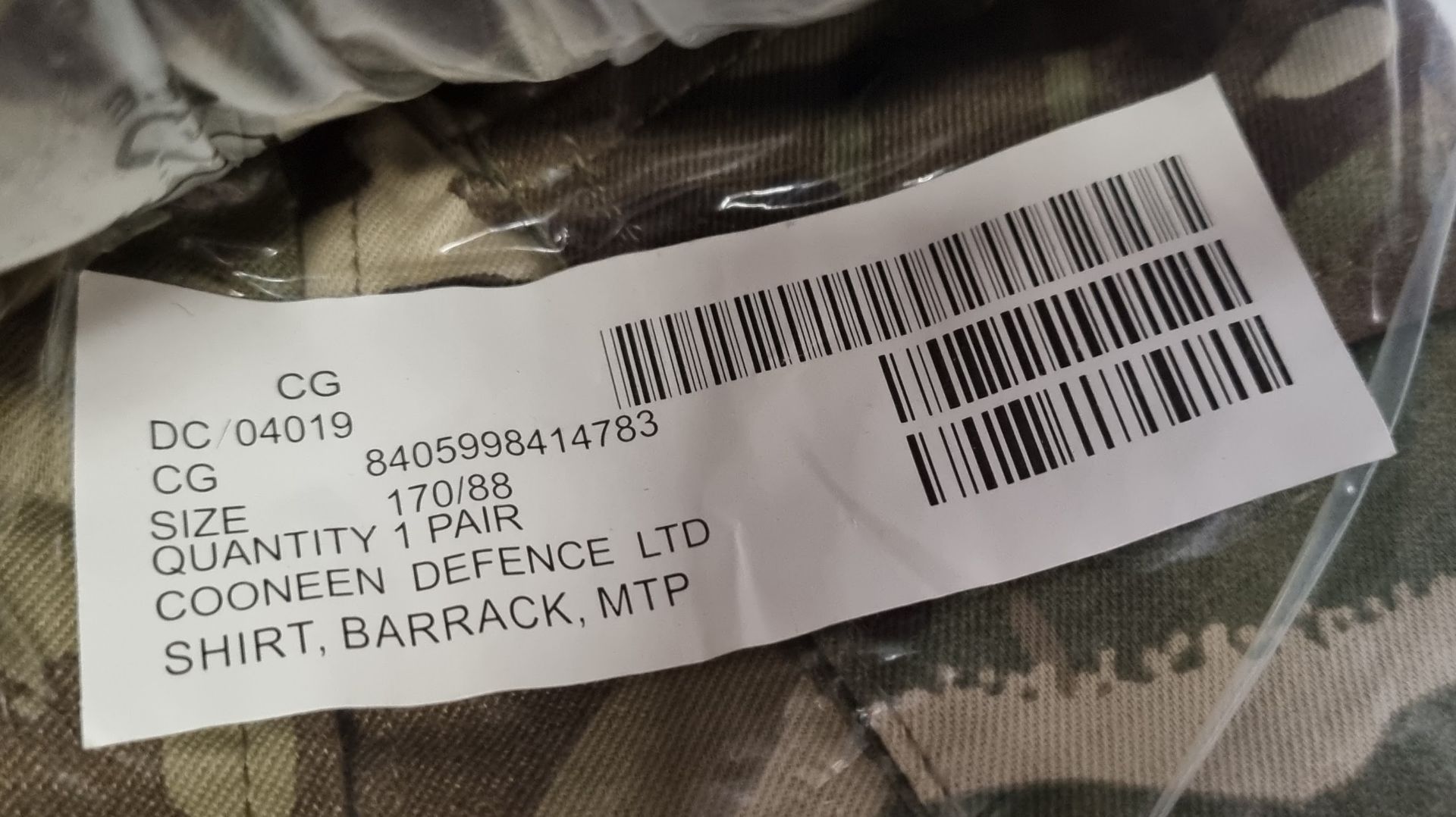 20x British Army MTP shirts barrack - mixed sizes - may include maternity - Image 9 of 16