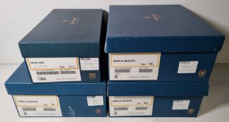 John Land highland shoes, 3x pairs of John Land ankle boots - see description for details