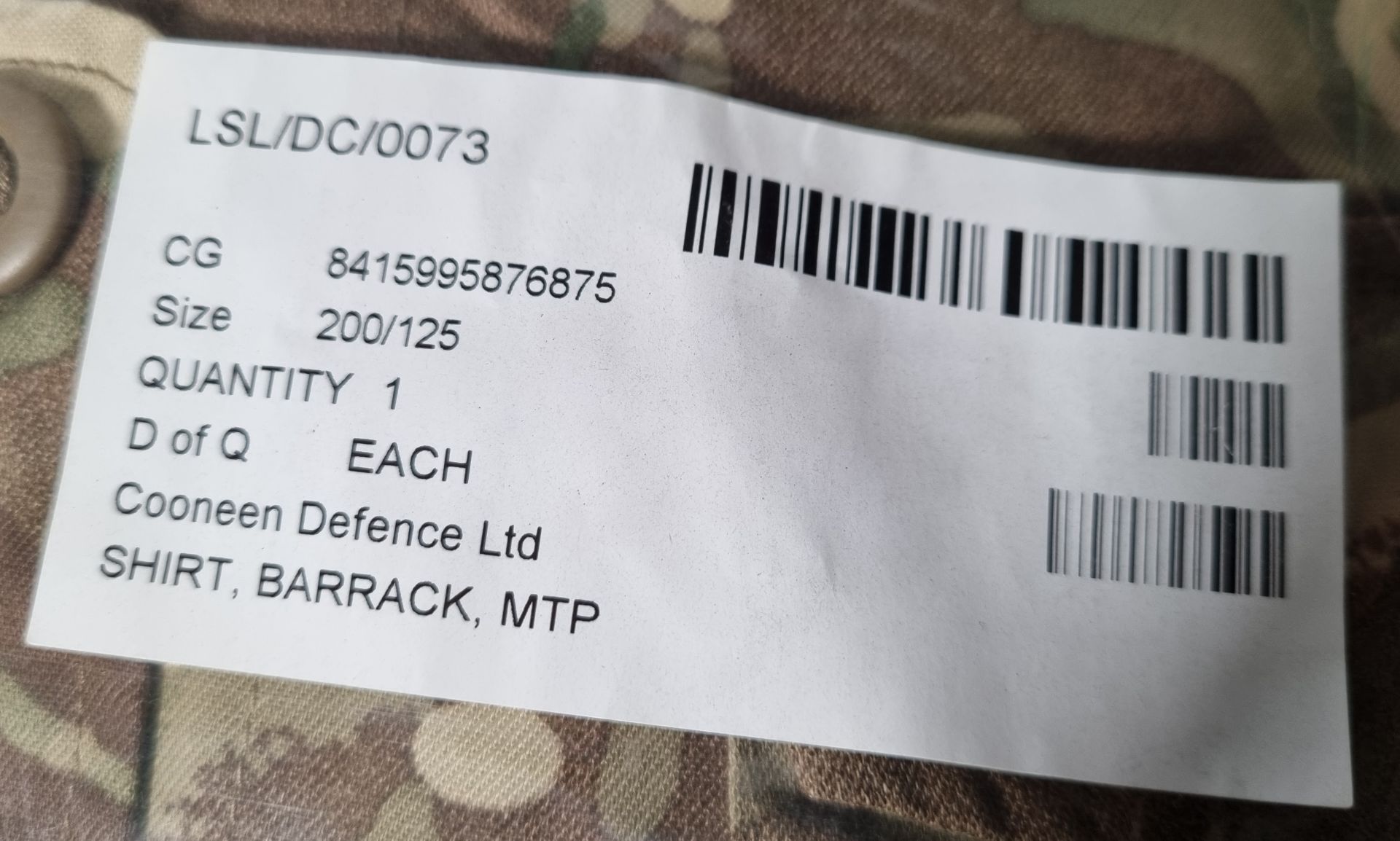 20x British Army MTP shirts barrack - mixed sizes - may include maternity - Image 3 of 14