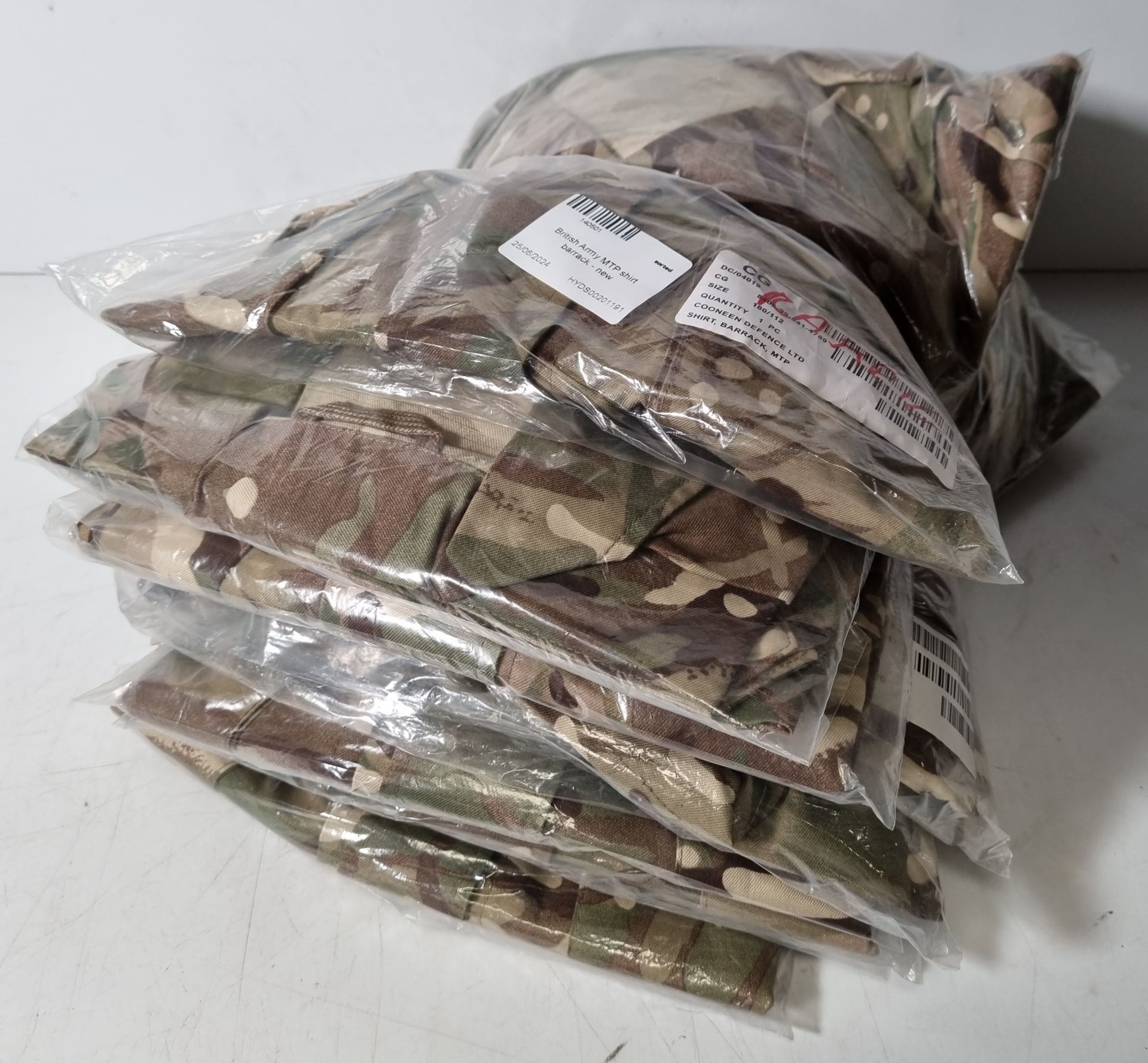 20x British Army MTP shirts barrack - mixed sizes - may include maternity - Image 2 of 16