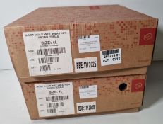 2x pairs of Iturri ladies brown cold wet weather combat boots size 4L