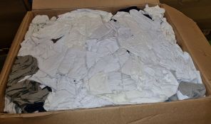 Various types of ex-military clothing - 160 kg - may require repair or be as spares - see pictures