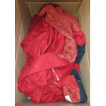 7x Life guards mans red and black cloaks With defects, in need of repair