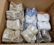 160x Mixed shirts - long and short sleeve - mixed colour - see description for details