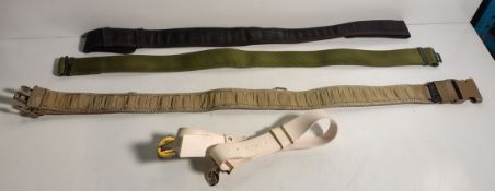 50x British Forces belts - various types and sizes
