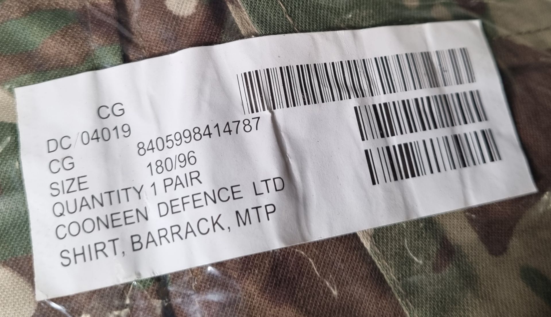 20x British Army MTP shirts barrack - mixed sizes - may include maternity - Image 12 of 16