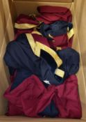 6x Household cavalry state maroon coats With defects, in need of repair