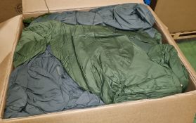 30x Medium weight sleeping bags - various types - may include arctic
