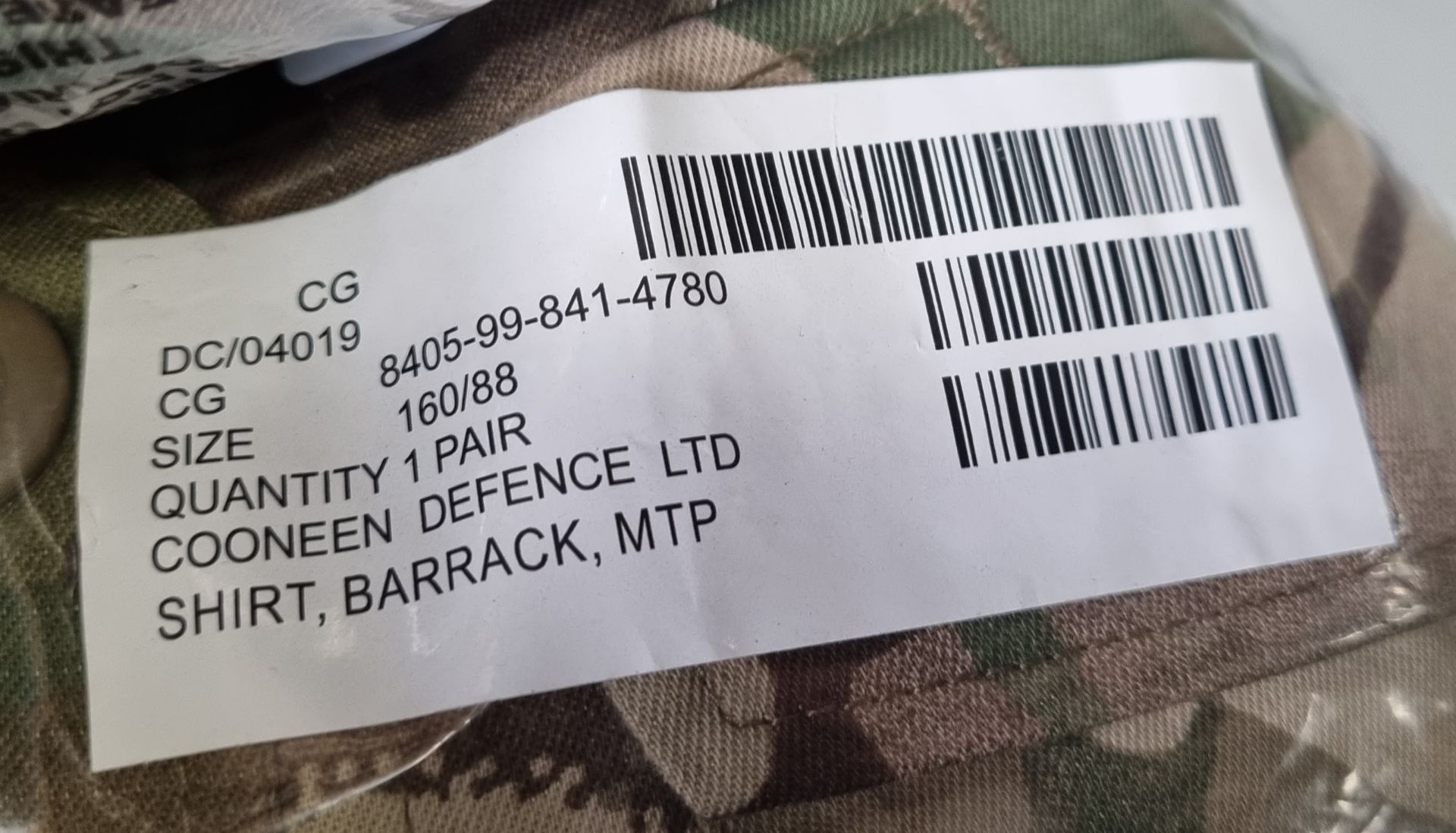 20x British Army MTP shirts barrack - mixed sizes - may include maternity - Image 15 of 16