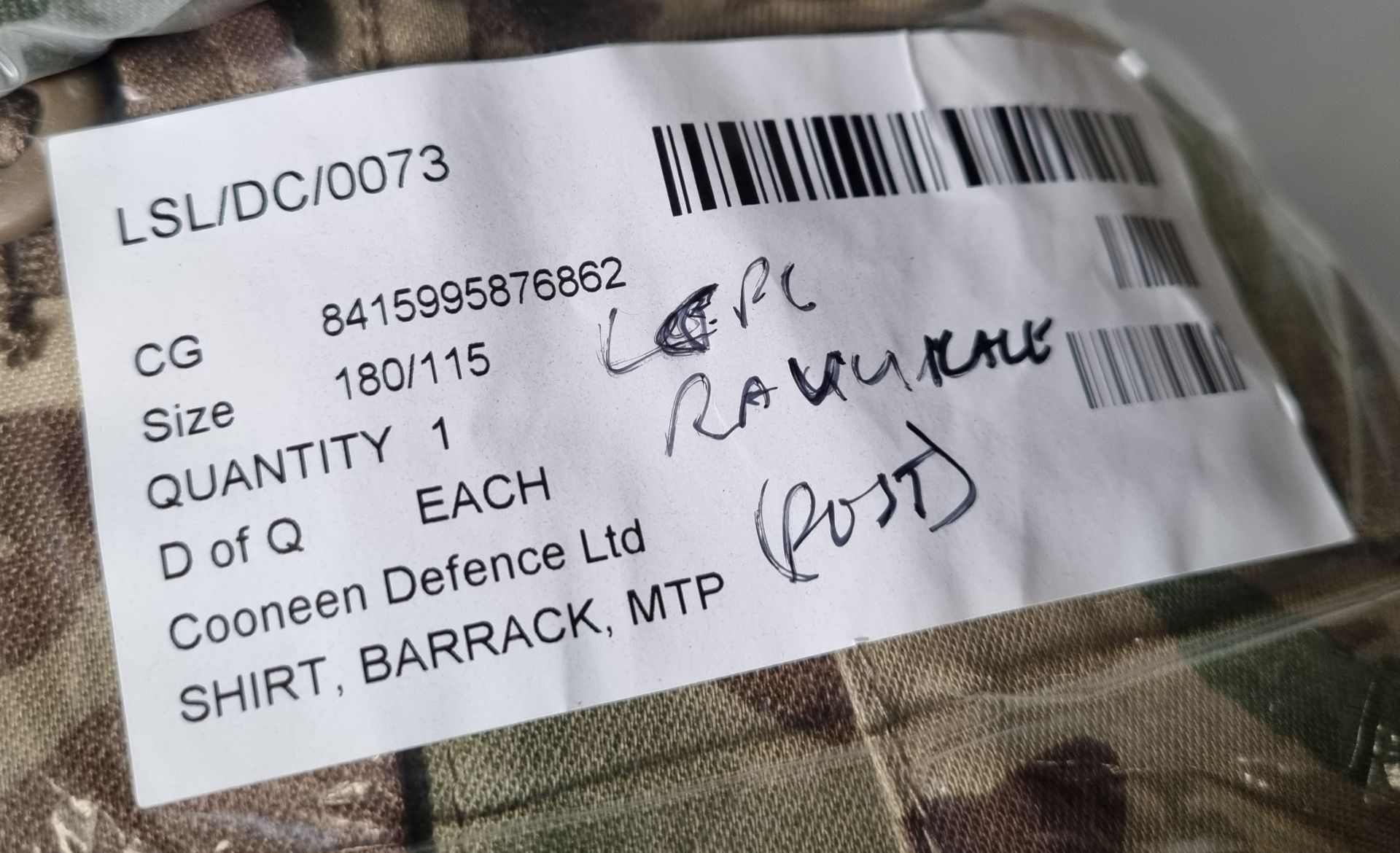 20x British Army MTP shirts barrack - mixed sizes - may include maternity - Image 4 of 14