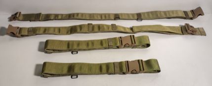 50x British Forces belts - various types and sizes